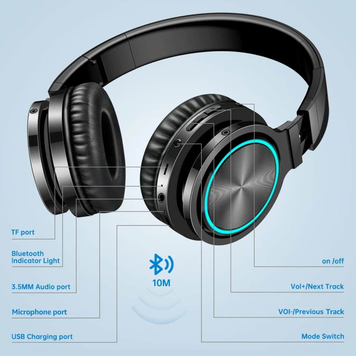 Picun B12 Wireless Headphones