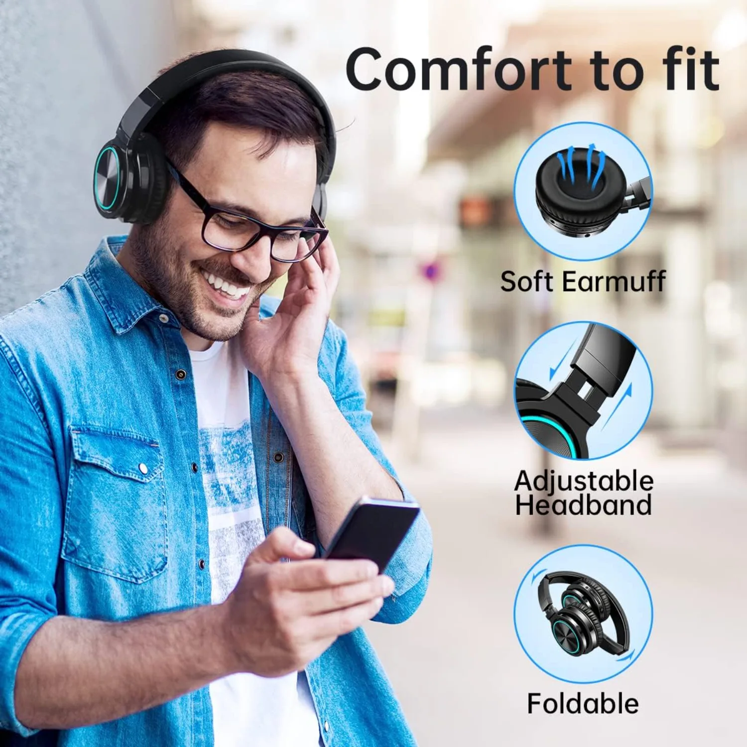 Picun B12 Wireless Headphones