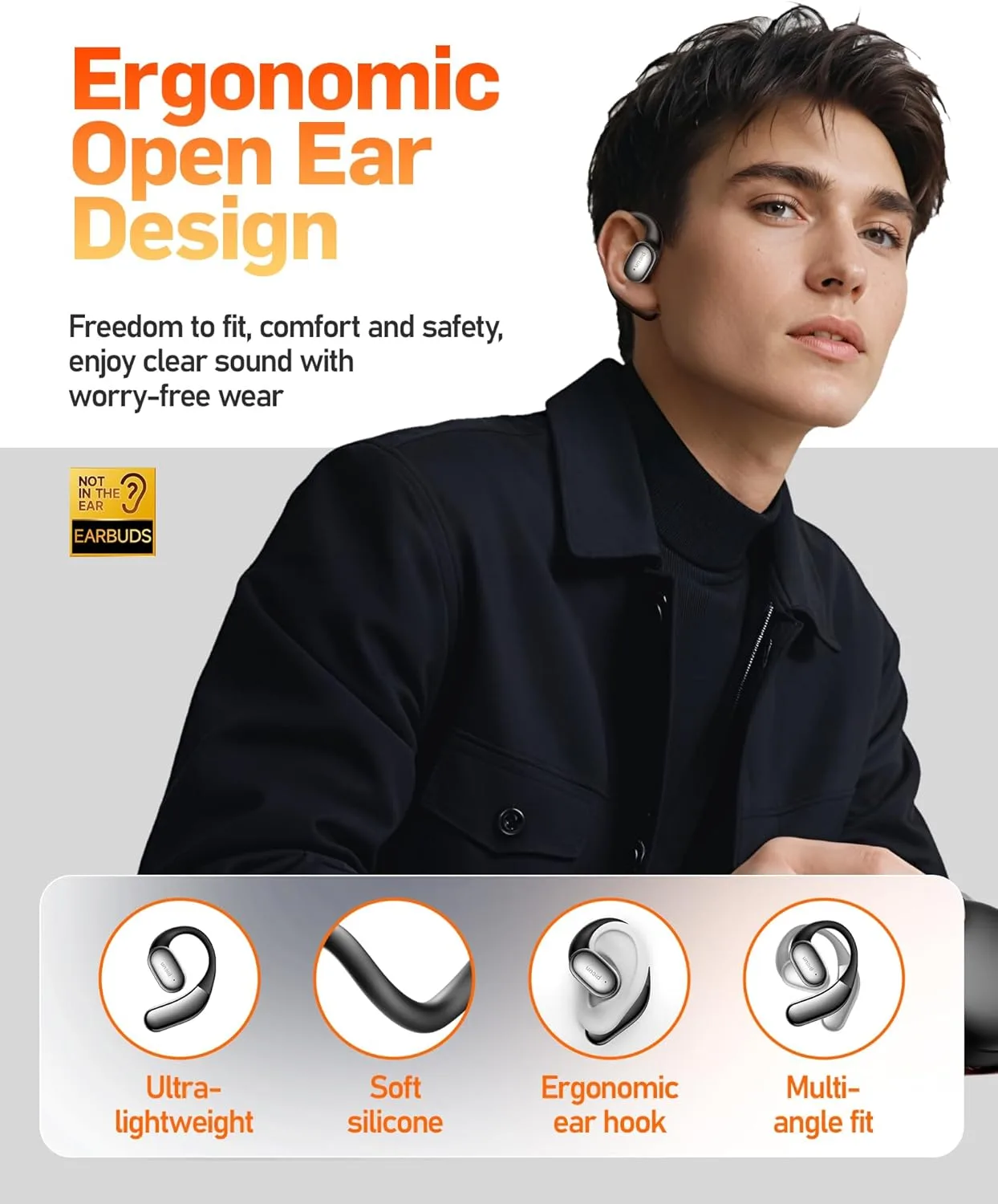 Picun H3S Open Ear Wireless Headphones