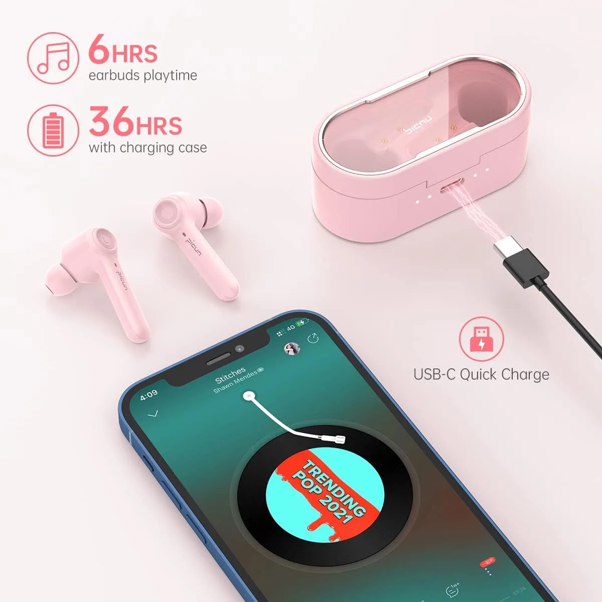  Picun W20 Earbuds