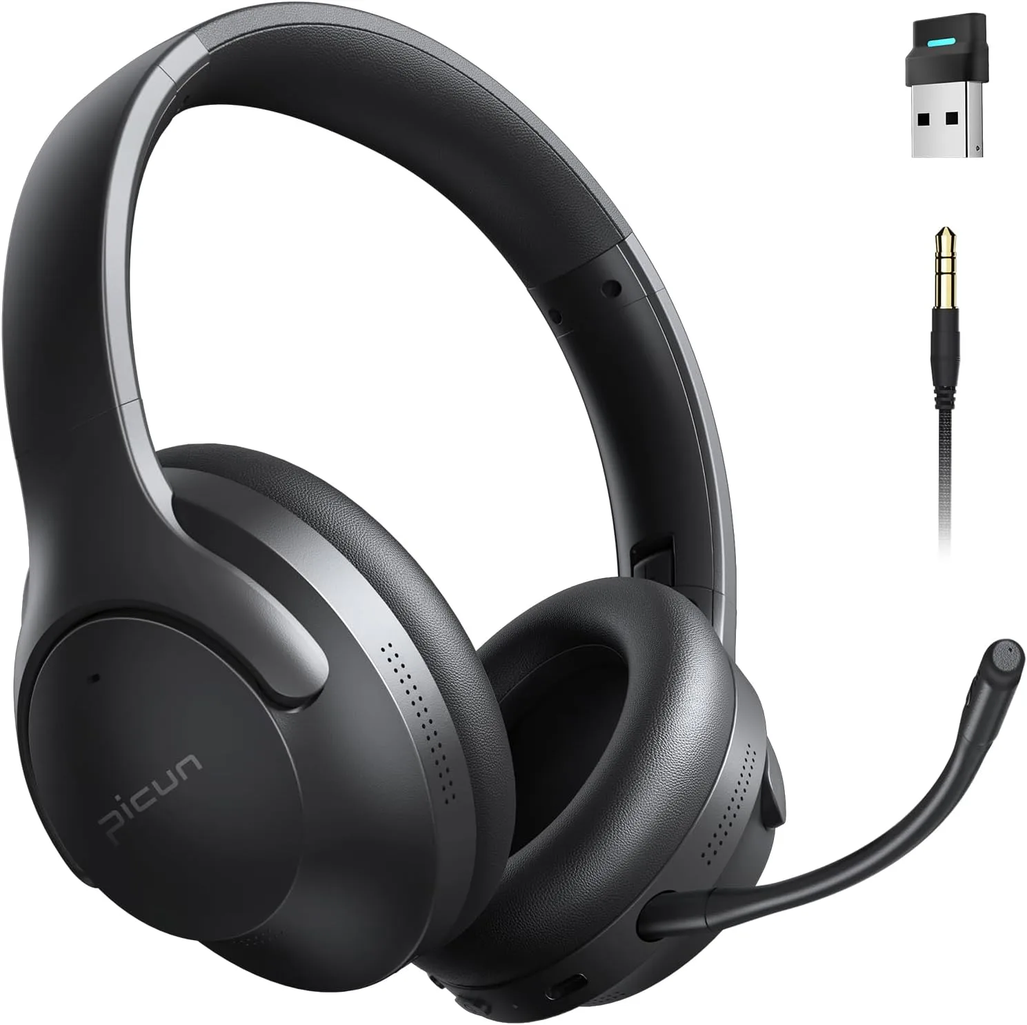 Picun Casque de Jeu Sans Fil